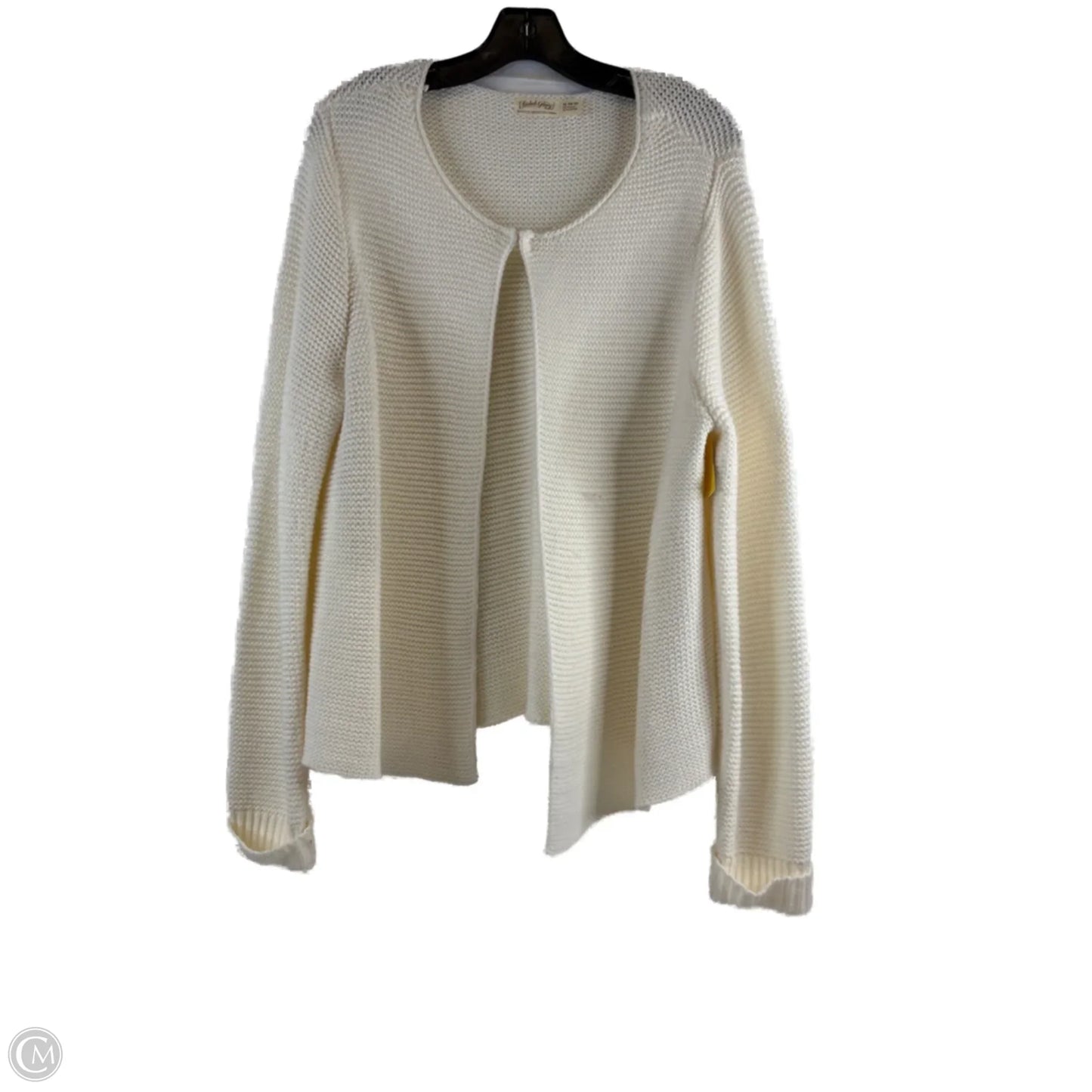 Sweater Cardigan By Faded Glory In White, Size: Xl