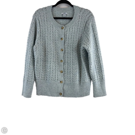 Sweater Cardigan By Croft And Barrow In Blue, Size: Xl