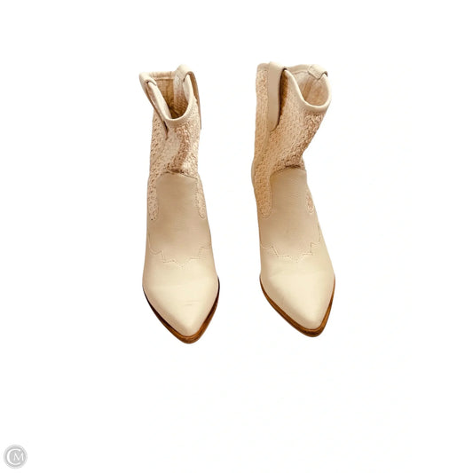 Boots Western By Dolce Vita In Cream, Size: 7
