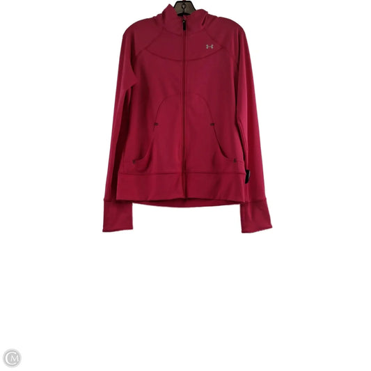 Athletic Jacket By Under Armour In Pink, Size: M