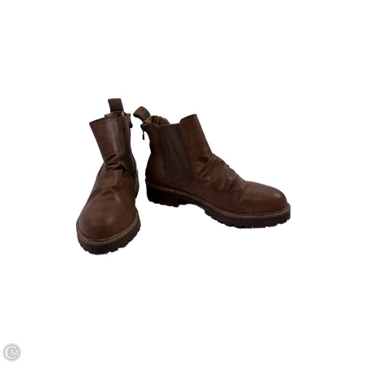 Boots Ankle Heels By Blowfish In Brown, Size: 8