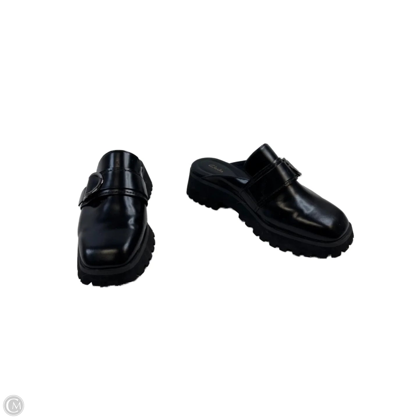 Shoes Heels Block By Clarks In Black, Size: 9