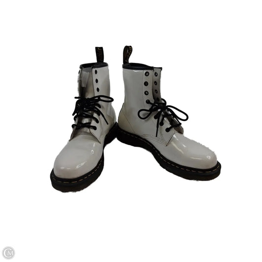 Boots Combat By Dr Martens In White, Size: 11