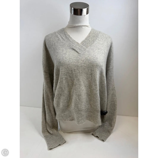 Sweater Cashmere By Madewell In Grey, Size: Xl