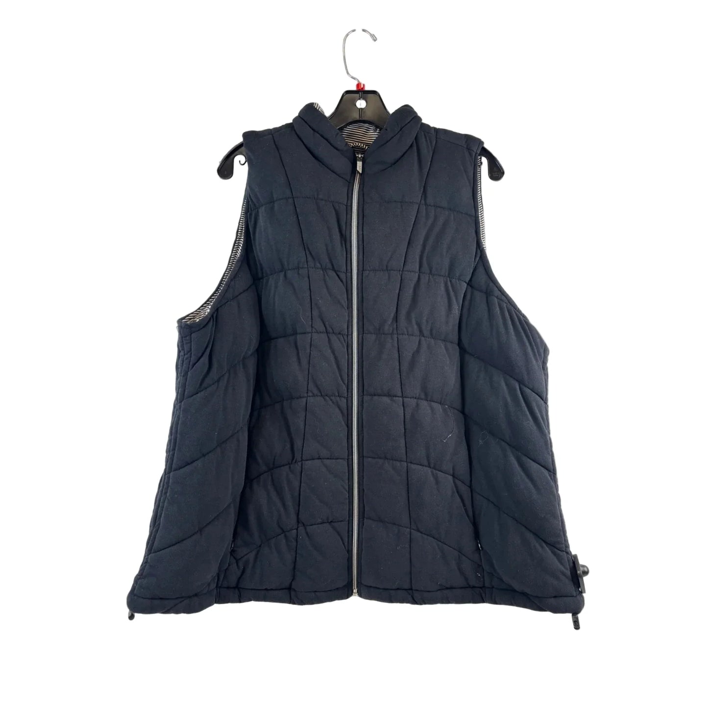 Vest Puffer & Quilted By Marc New York In Black, Size: 3x