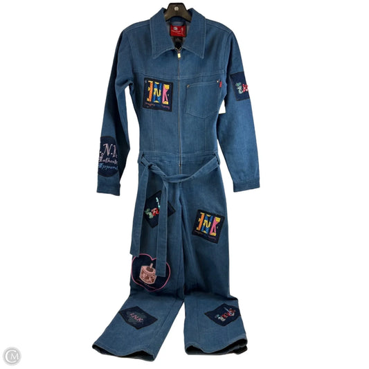 Jumpsuit By Clothes Mentor In Blue Denim, Size: S