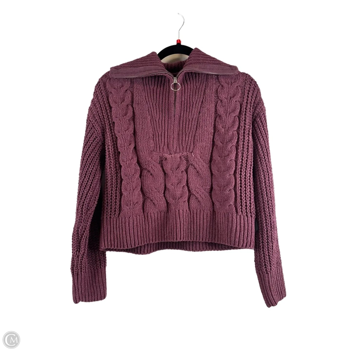 Sweater By Pink Rose In Maroon, Size: S