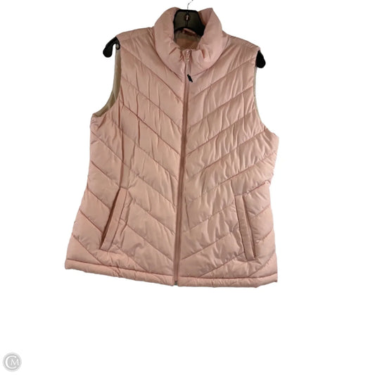 Vest Puffer & Quilted By Gap In Pink, Size: L