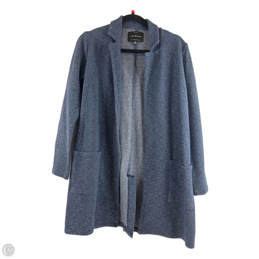 Blazer By Lucky Brand In Blue & White, Size: Sp
