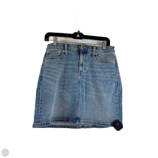 Skirt Midi By J. Crew In Blue Denim, Size: 0