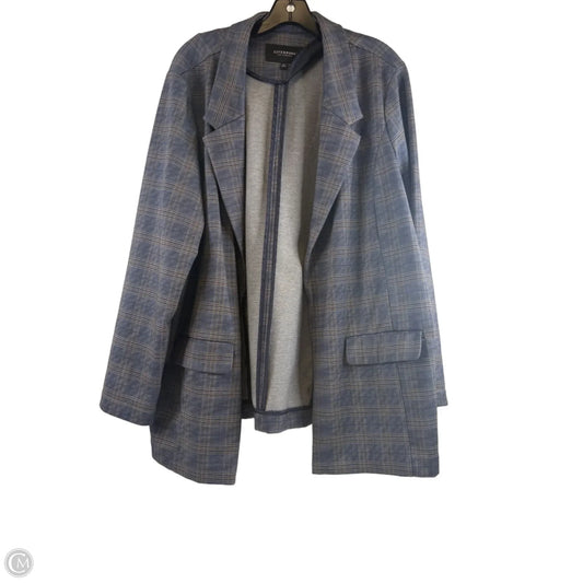 Blazer By Liverpool In Blue & Yellow, Size: 2x