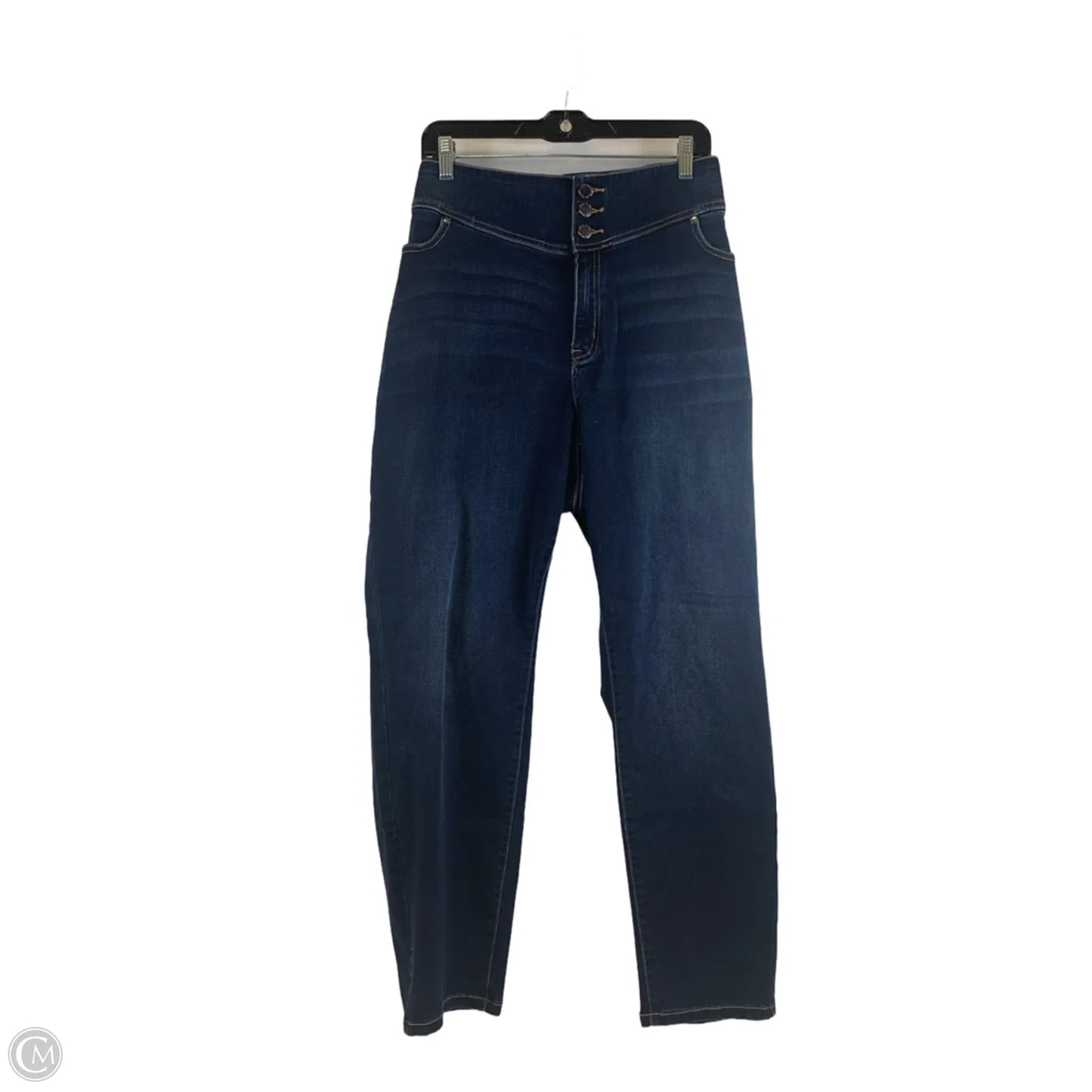 Jeans Straight By Lane Bryant In Blue Denim, Size: 24