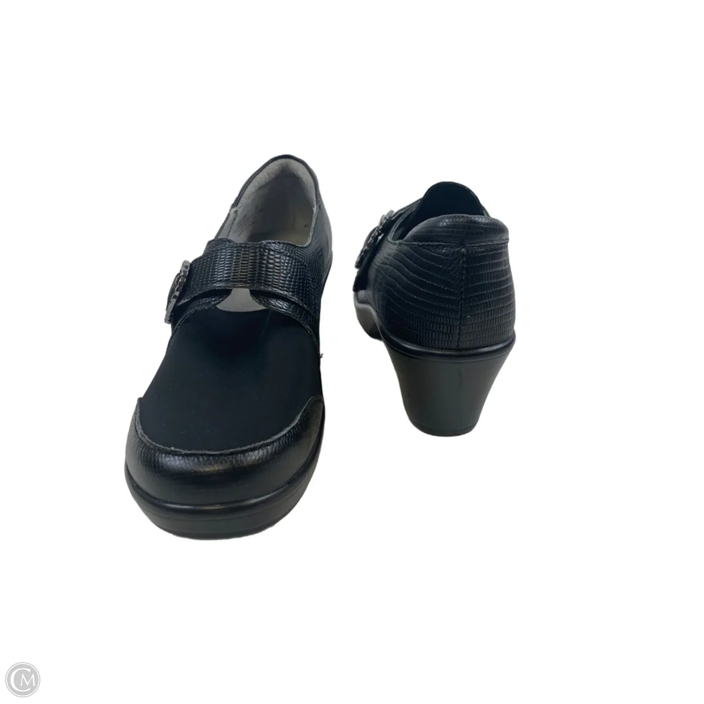 Shoes Heels Block By Alegria In Black, Size: 7.5