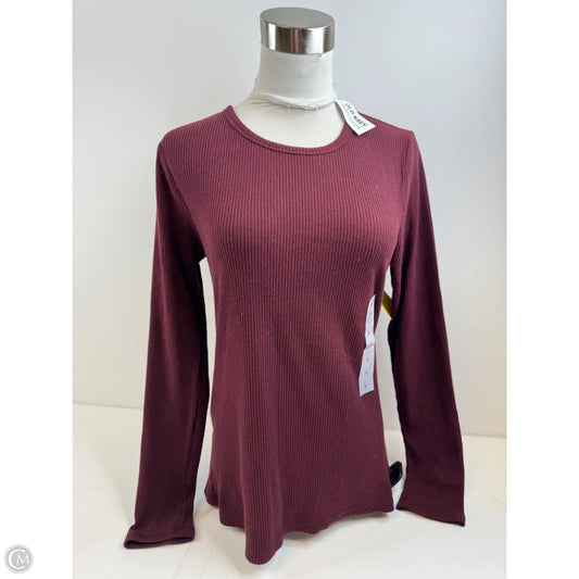 Top Long Sleeve By Old Navy In Red, Size: L