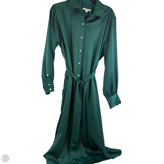 Dress Casual Midi By Free Assembly In Green, Size: M