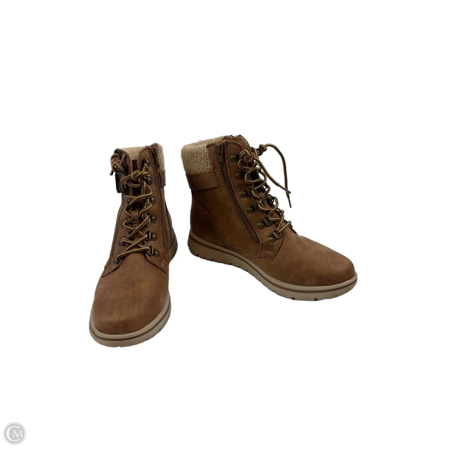 Boots Hiking By Cliffs By White Mountain In Brown, Size: 8.5