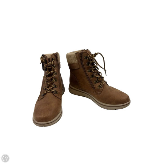 Boots Hiking By Cliffs By White Mountain In Brown, Size: 8.5