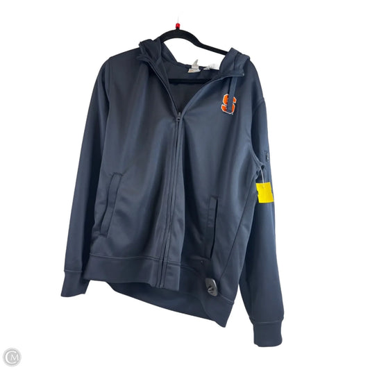 Sweatshirt Hoodie By Clothes Mentor In Navy, Size: M
