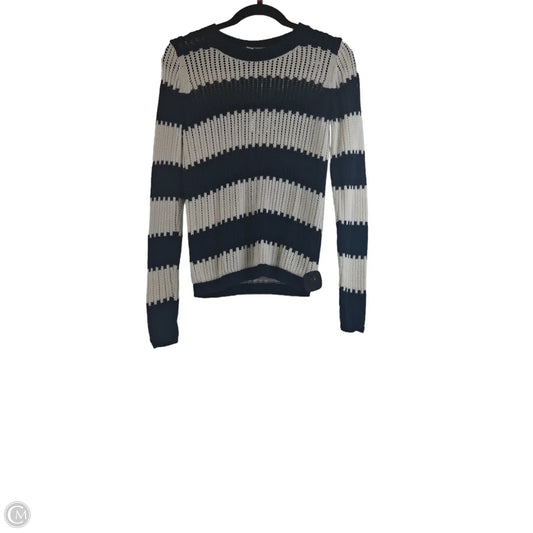 Sweater By Loft In Blue & White, Size: Xs