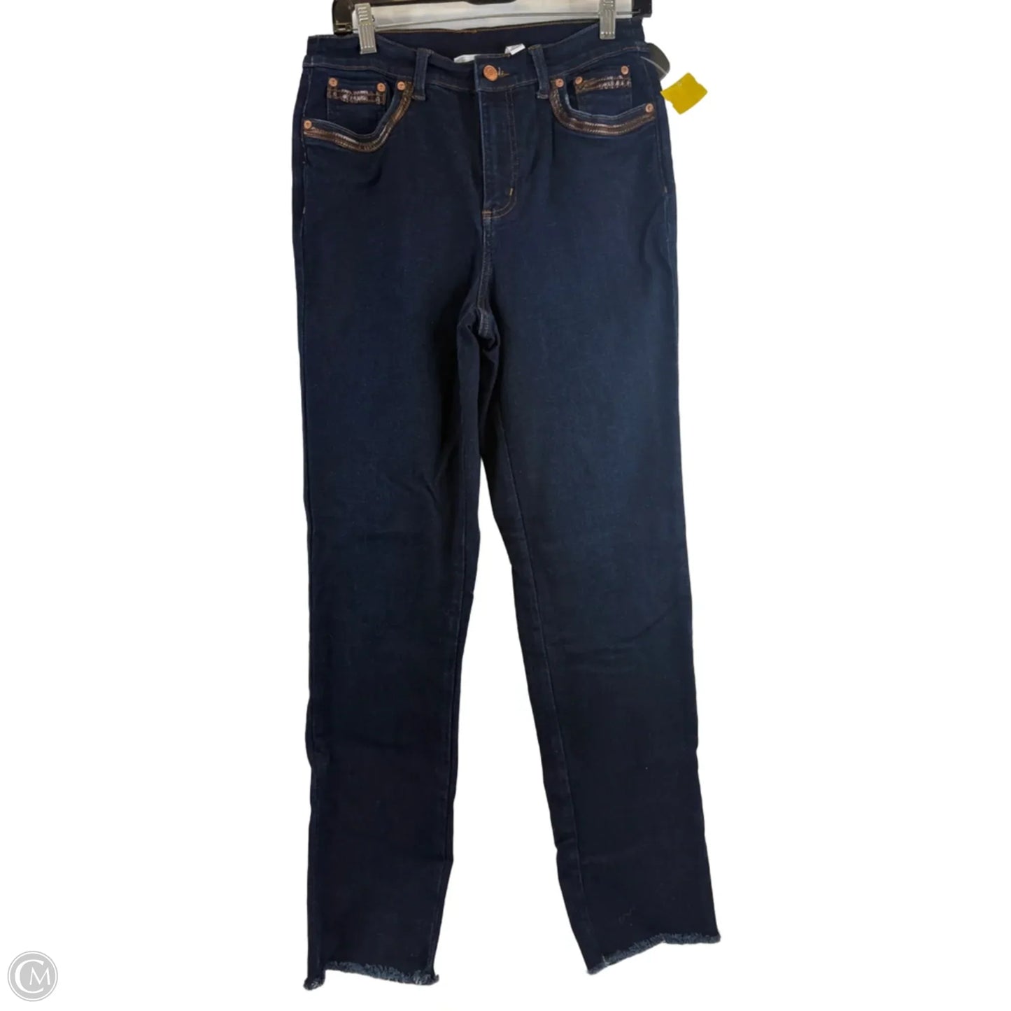 Jeans Straight By Clothes Mentor In Blue Denim, Size: 10