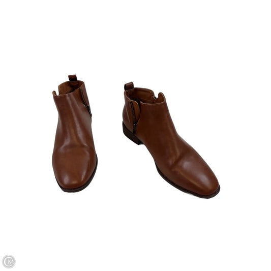 Boots Ankle Heels By Madden Girl In Brown, Size: 8.5