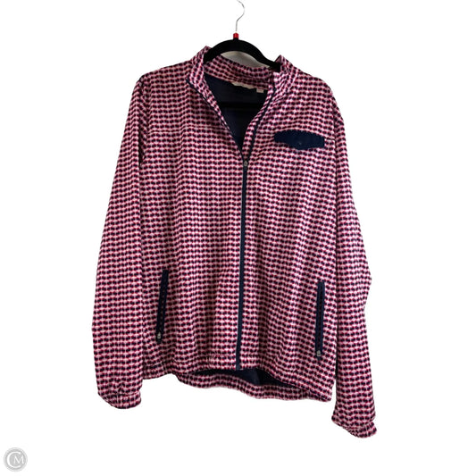 Athletic Jacket By Lady Hagen In Blue & Red, Size: Xxl