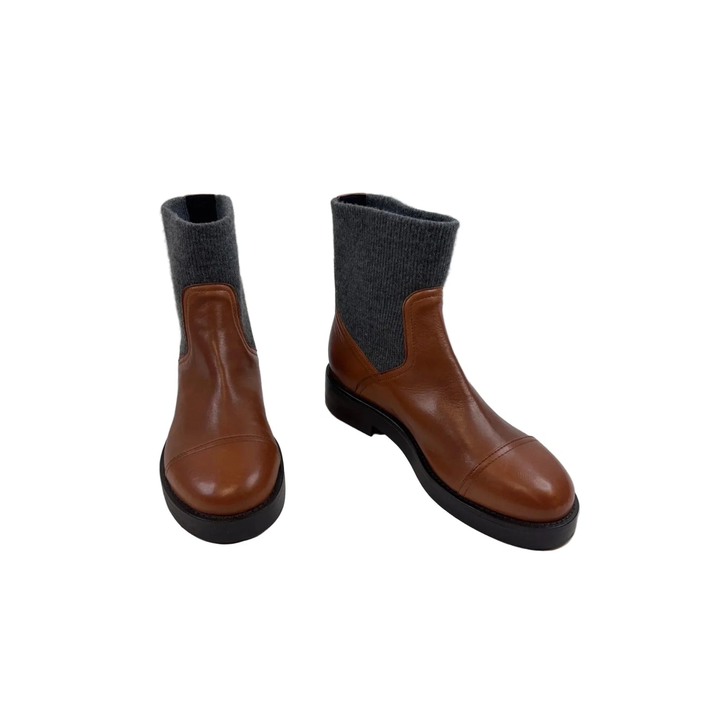 Boots Ankle Heels By J. Crew In Brown, Size: 9