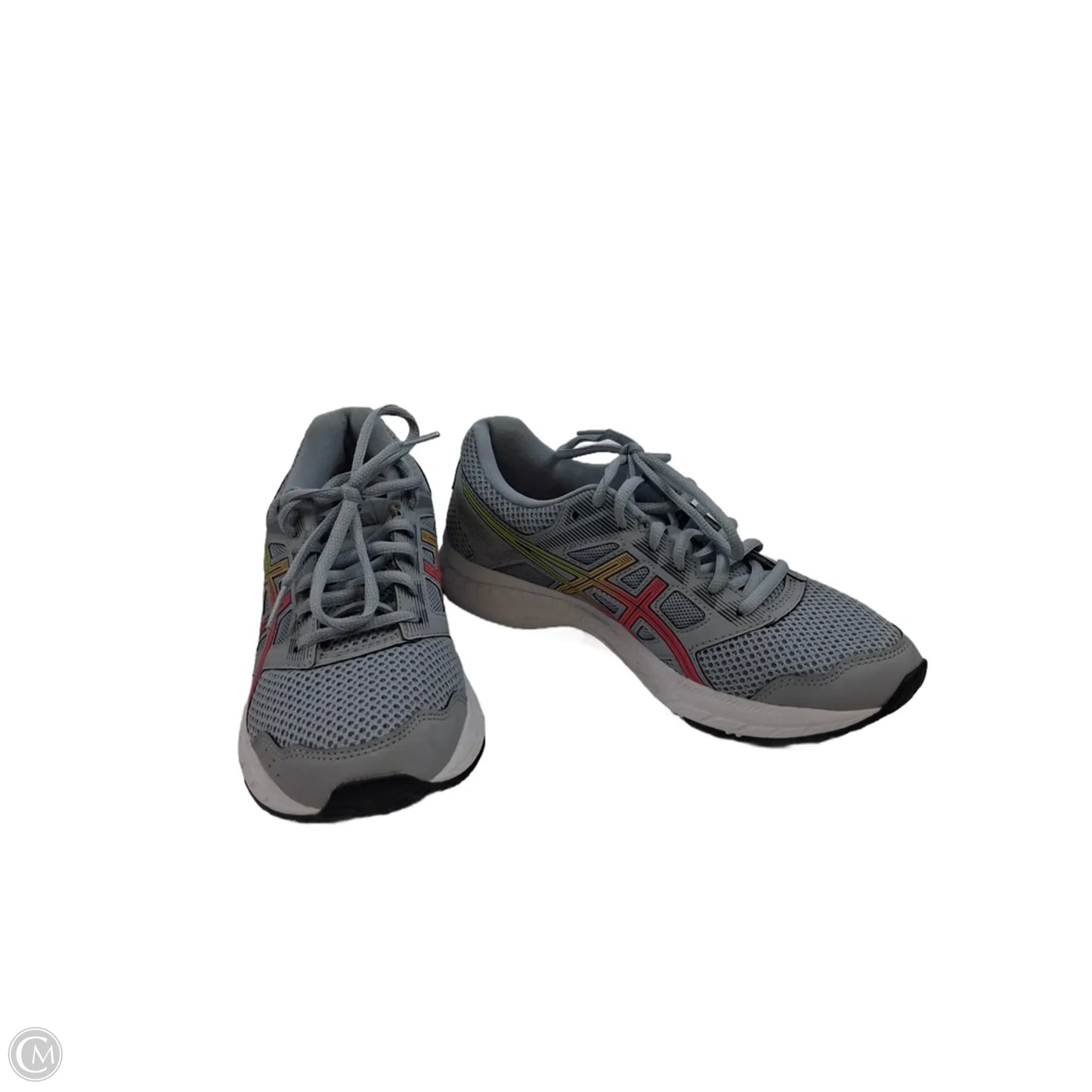 Shoes Athletic By Asics In Grey & Pink, Size: 7.5