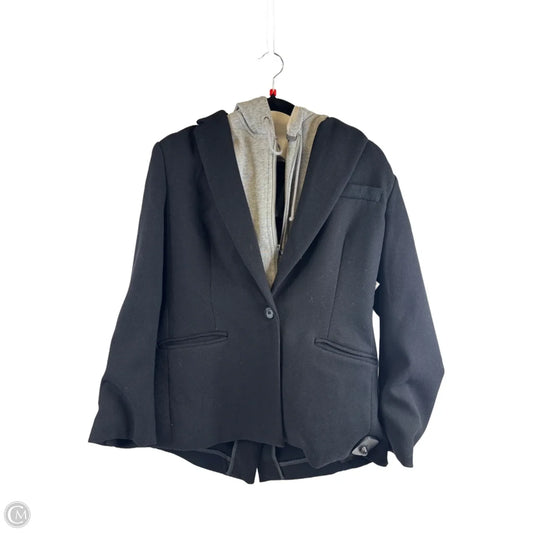 Blazer By Cynthia Rowley In Black & Grey, Size: L