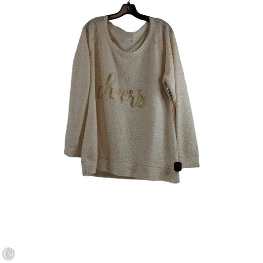 Top Long Sleeve By Maurices In Gold, Size: 2x