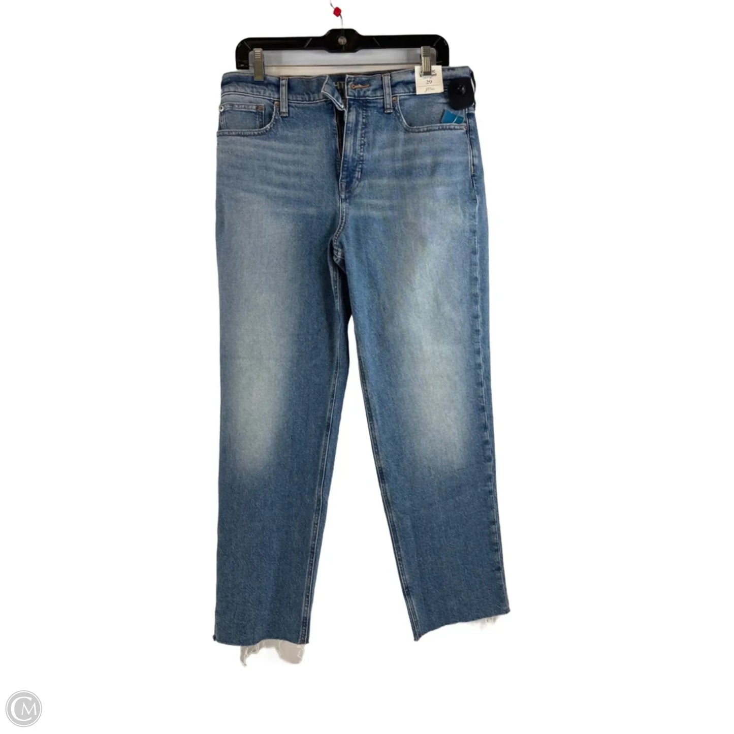 Jeans Straight By J. Crew In Blue Denim, Size: 4