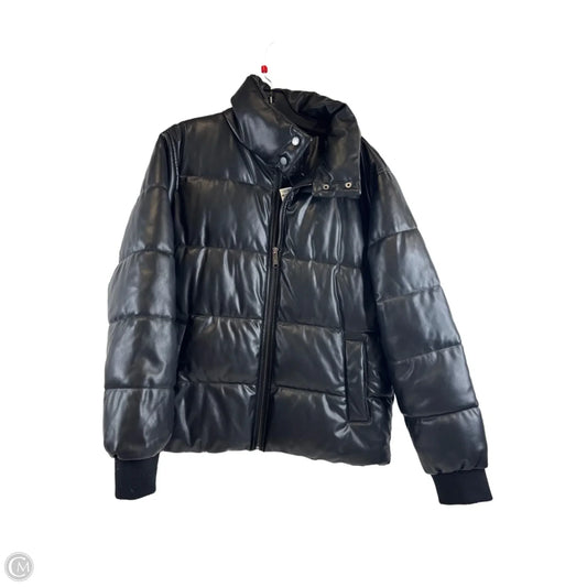 Jacket Puffer & Quilted By Sam Edelman In Black, Size: M