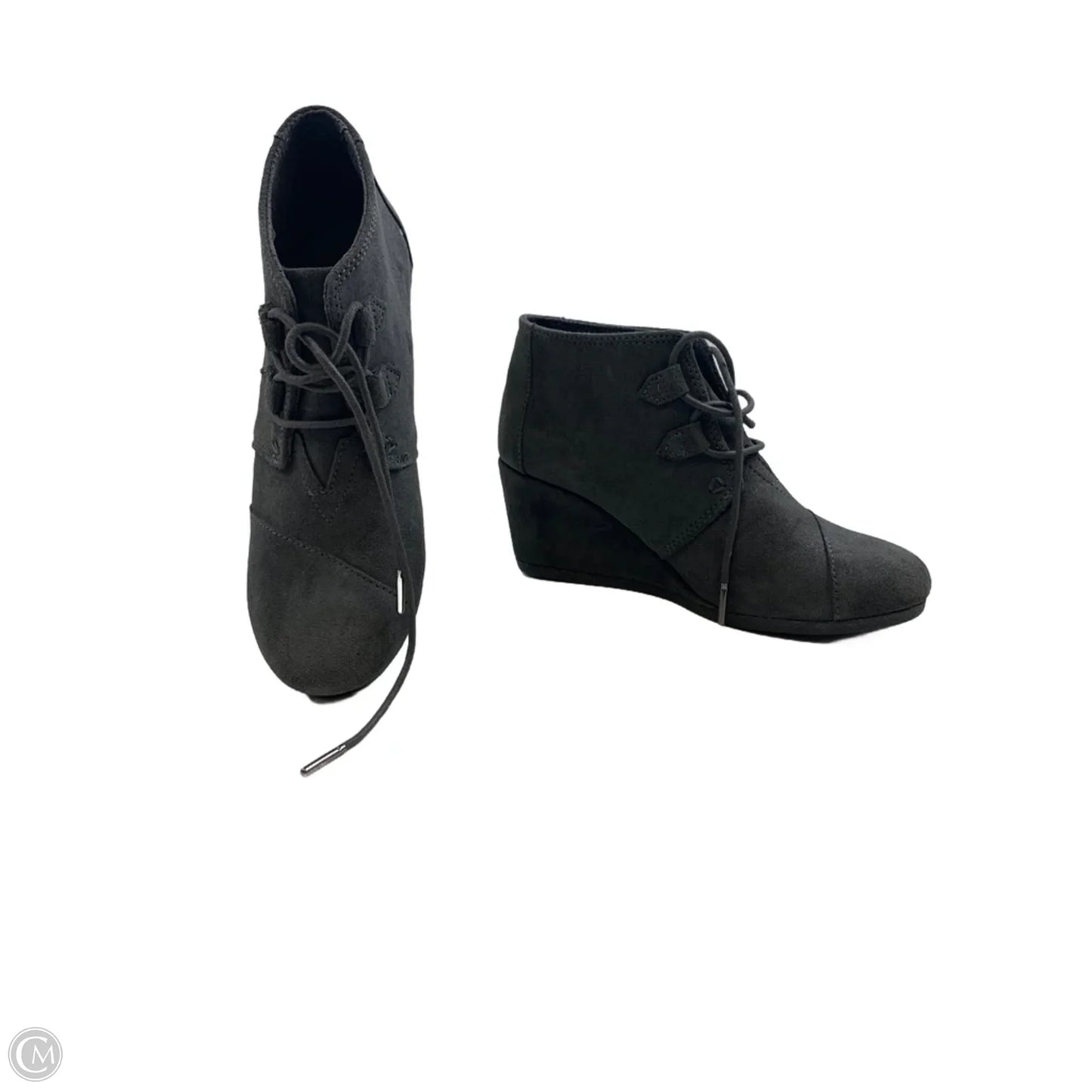 Boots Ankle Heels By Toms In Grey, Size: 8