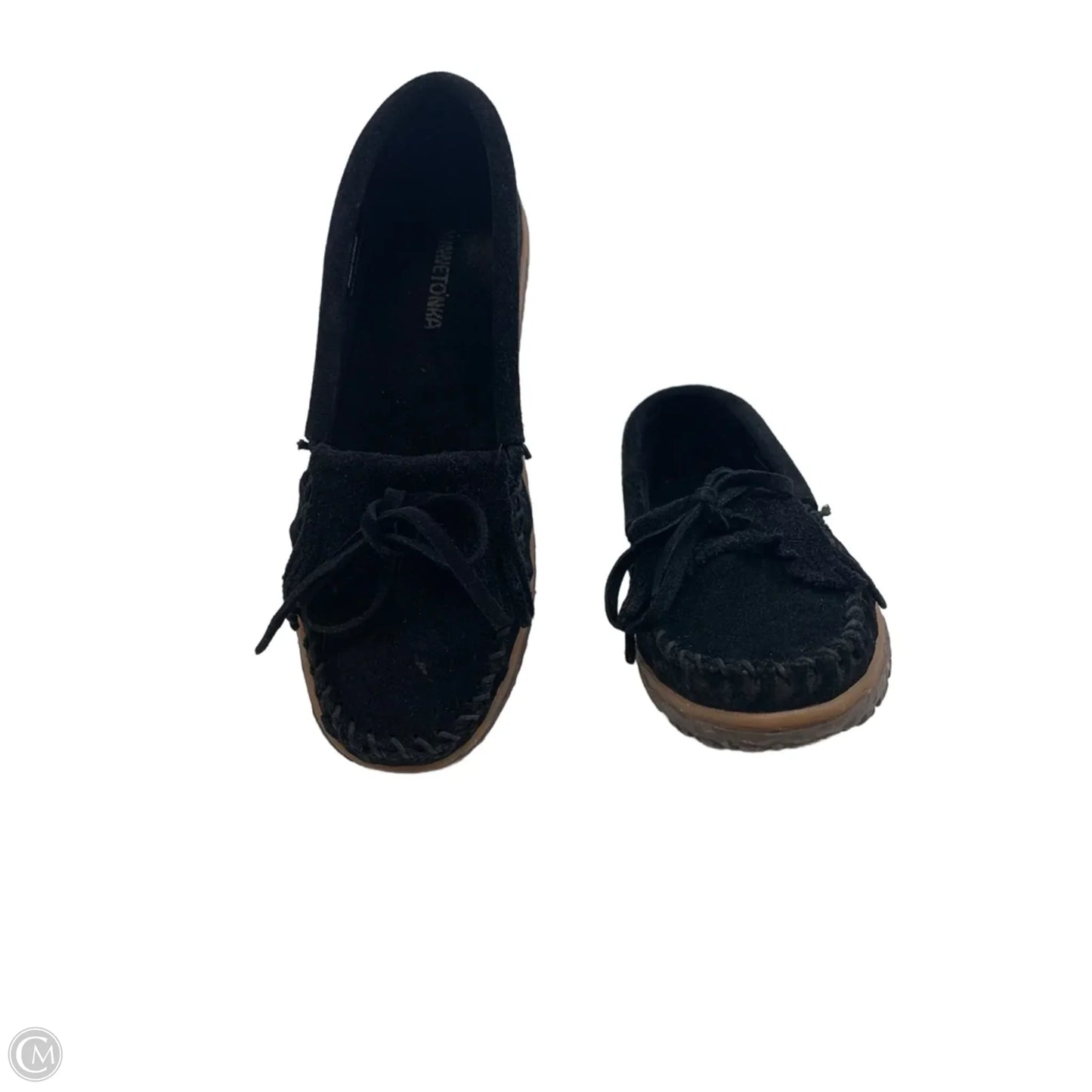 Shoes Flats By Minnetonka In Black, Size: 10