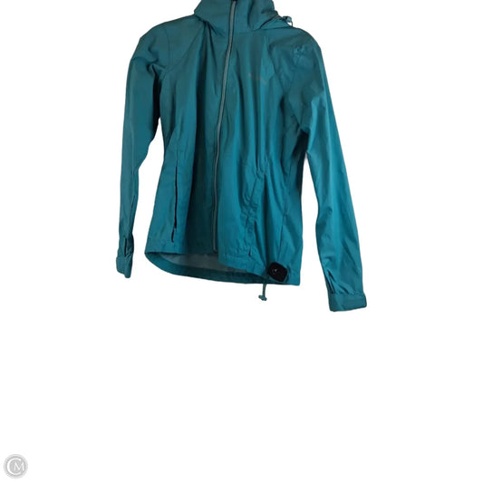 Jacket Windbreaker By Columbia In Blue, Size: M