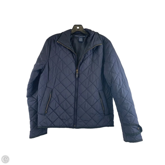 Jacket Puffer & Quilted By Ralph Lauren In Blue, Size: M