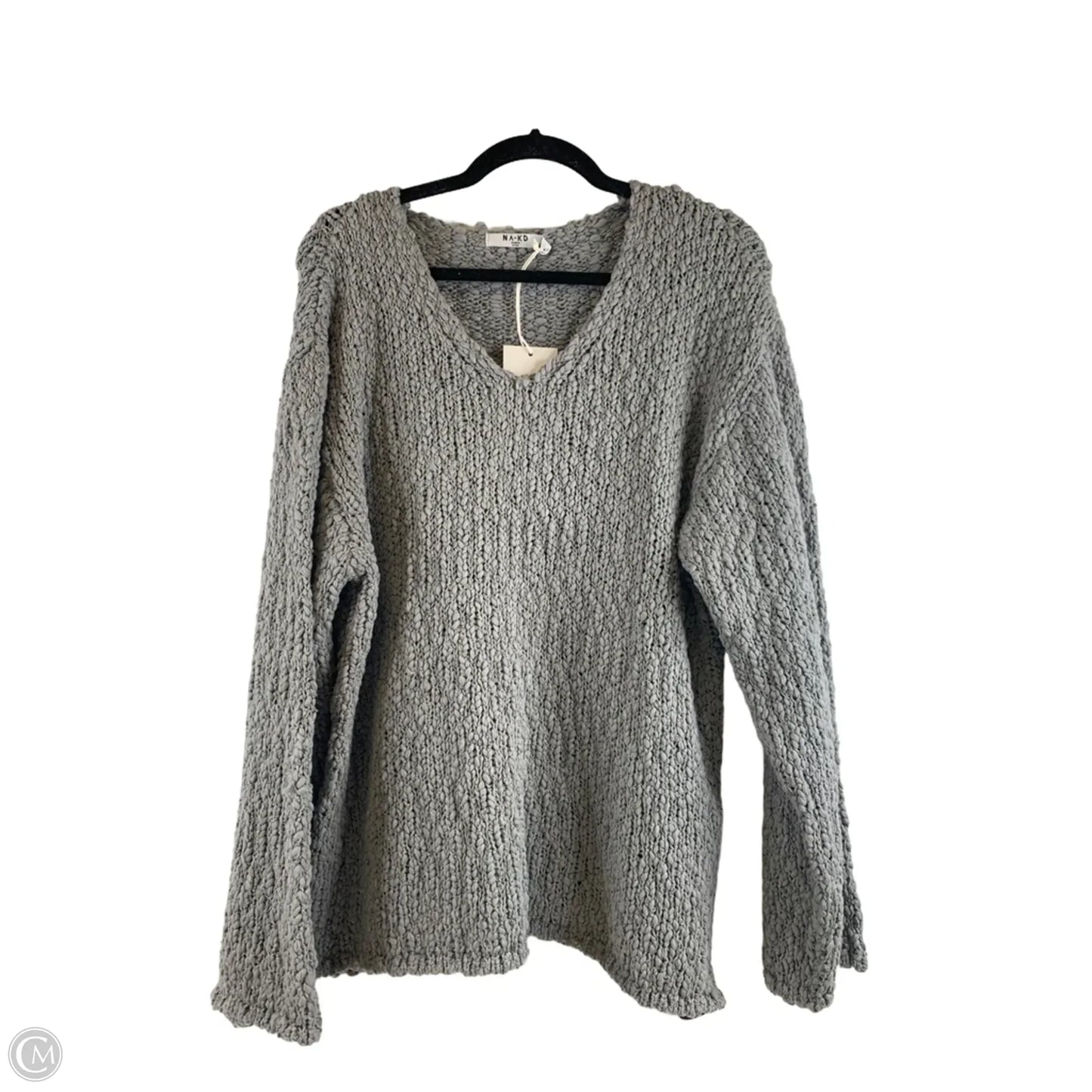 Sweater By Clothes Mentor In Grey, Size: M