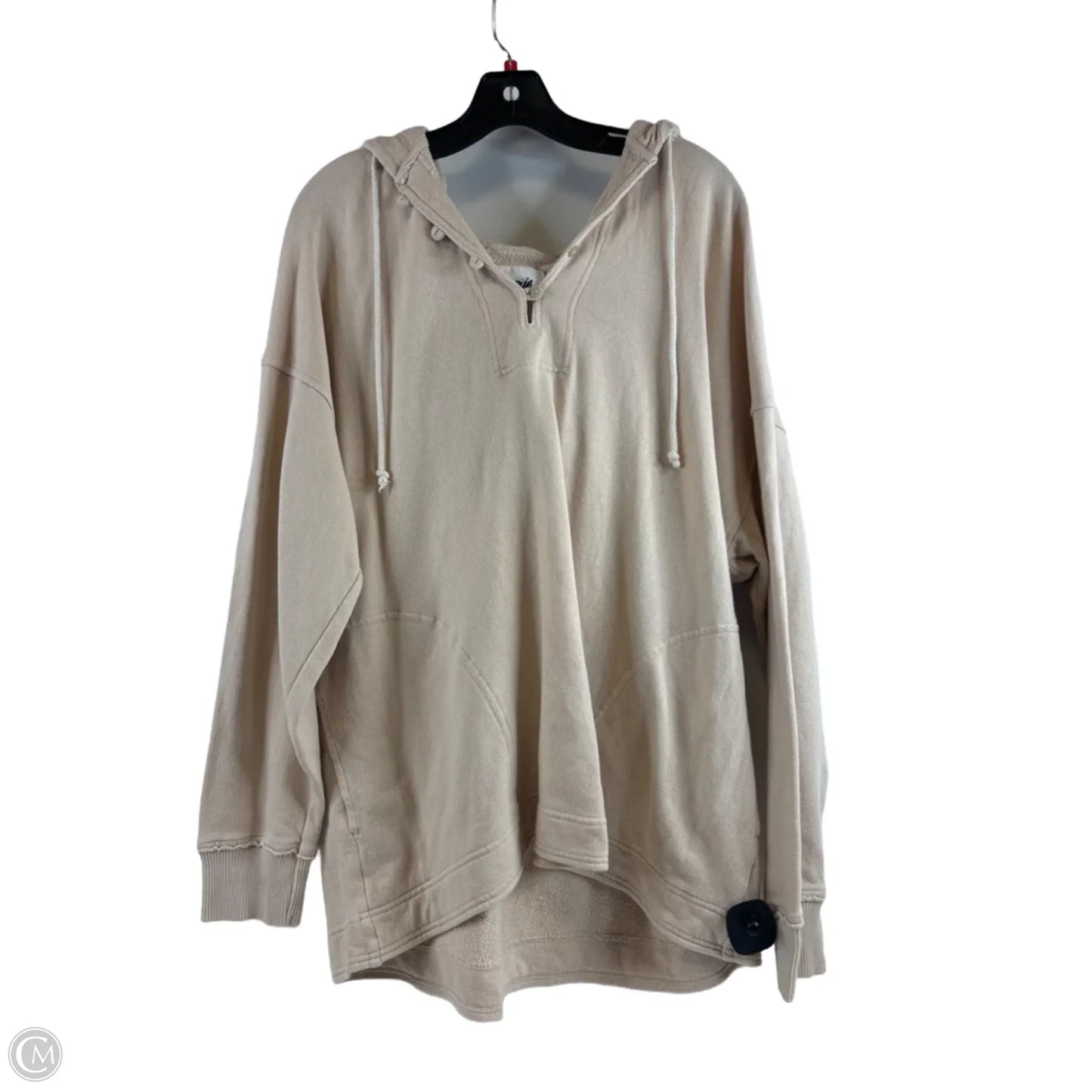 Sweatshirt Hoodie By Aerie In Peach, Size: M