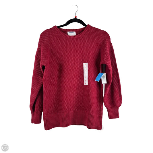 Sweater By Old Navy In Red, Size: Xs