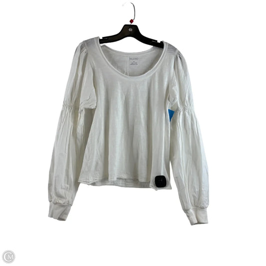 Top Long Sleeve By Pilcro In White, Size: M