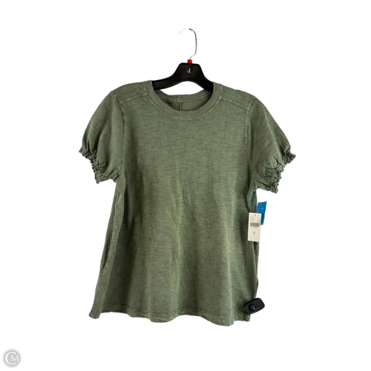 Top Short Sleeve By Pilcro In Green, Size: M