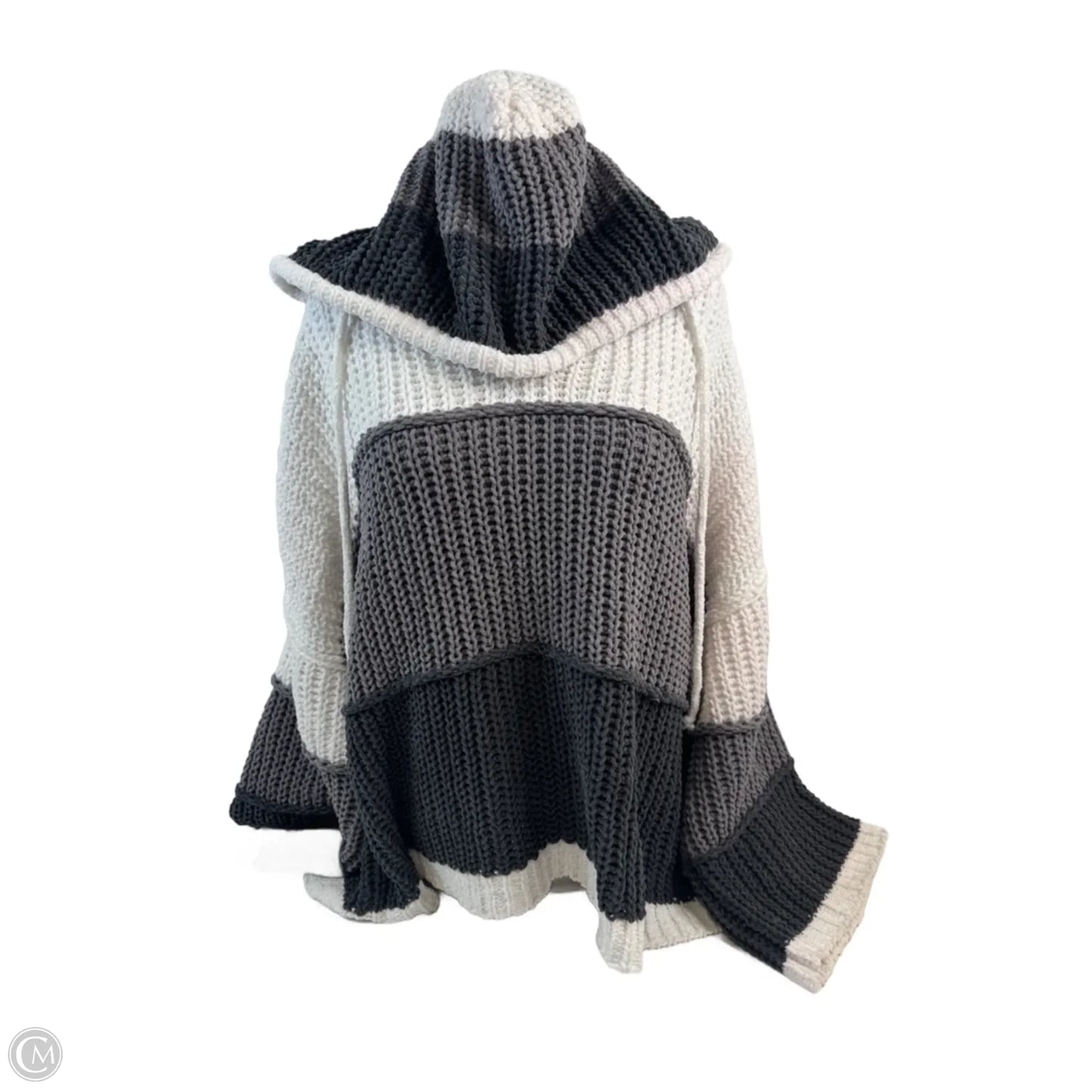 Sweater By Pol In Green & White, Size: M