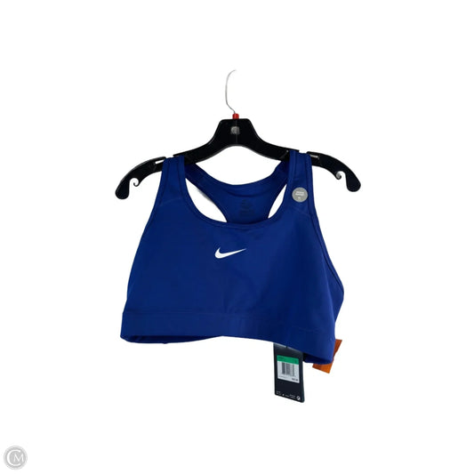 Athletic Bra By Nike Apparel In Blue, Size: Xl