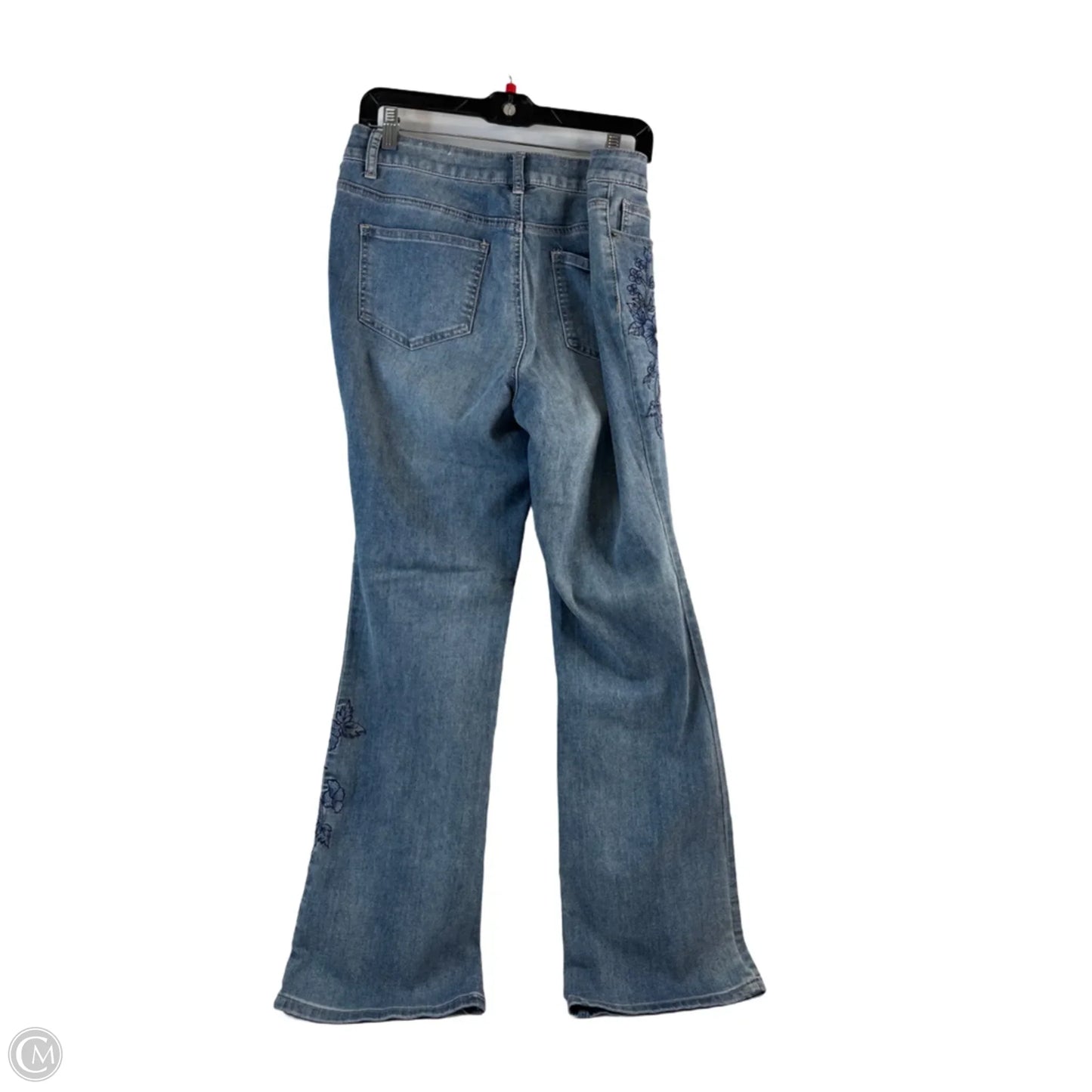 Jeans Boot Cut By W62 In Blue Denim, Size: 8