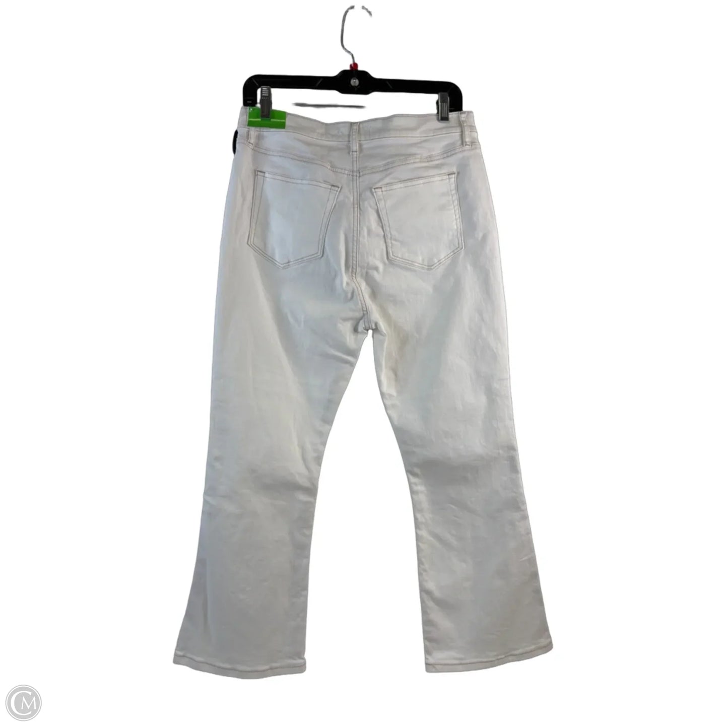 Jeans Cropped By Loft In White, Size: 8