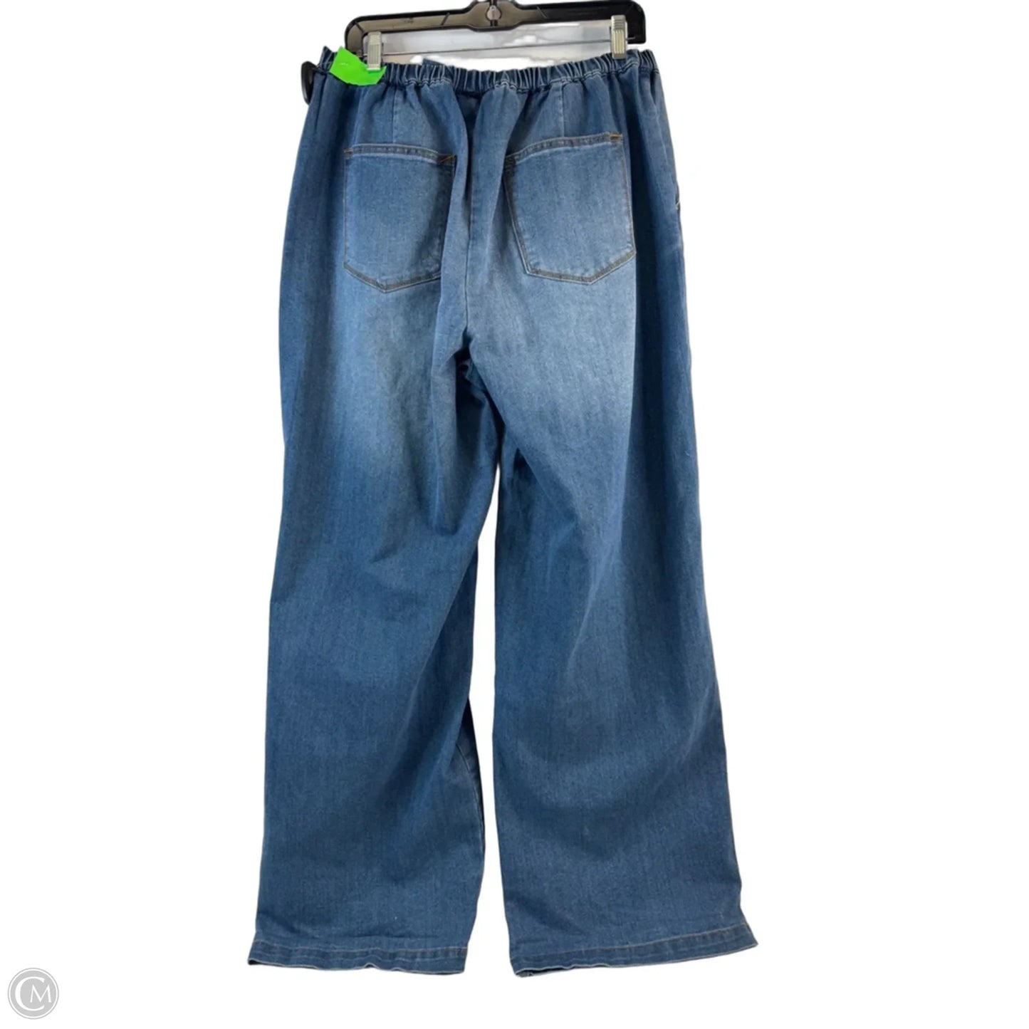 Jeans Wide Leg By Vigoss In Blue, Size: 14