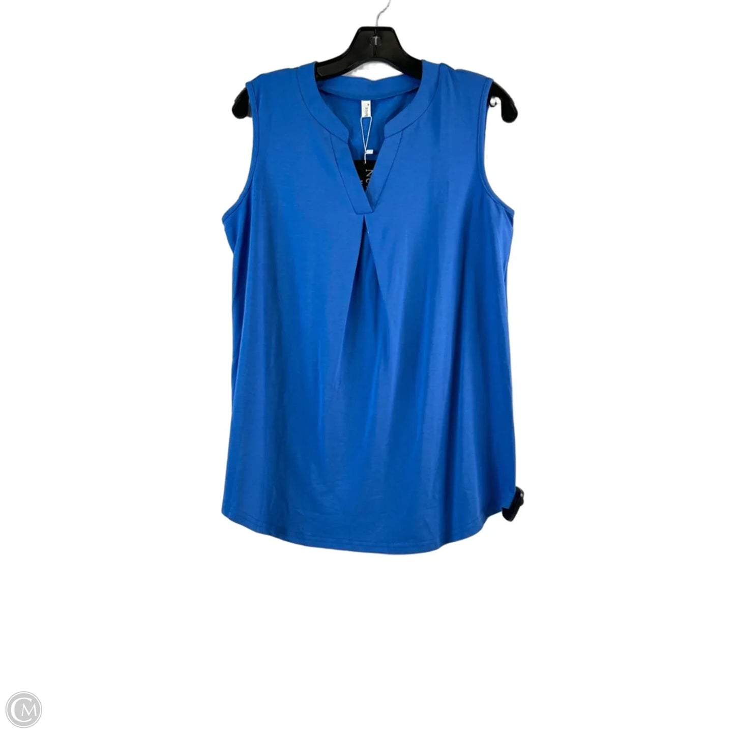 Top Sleeveless By Clothes Mentor In Blue, Size: M