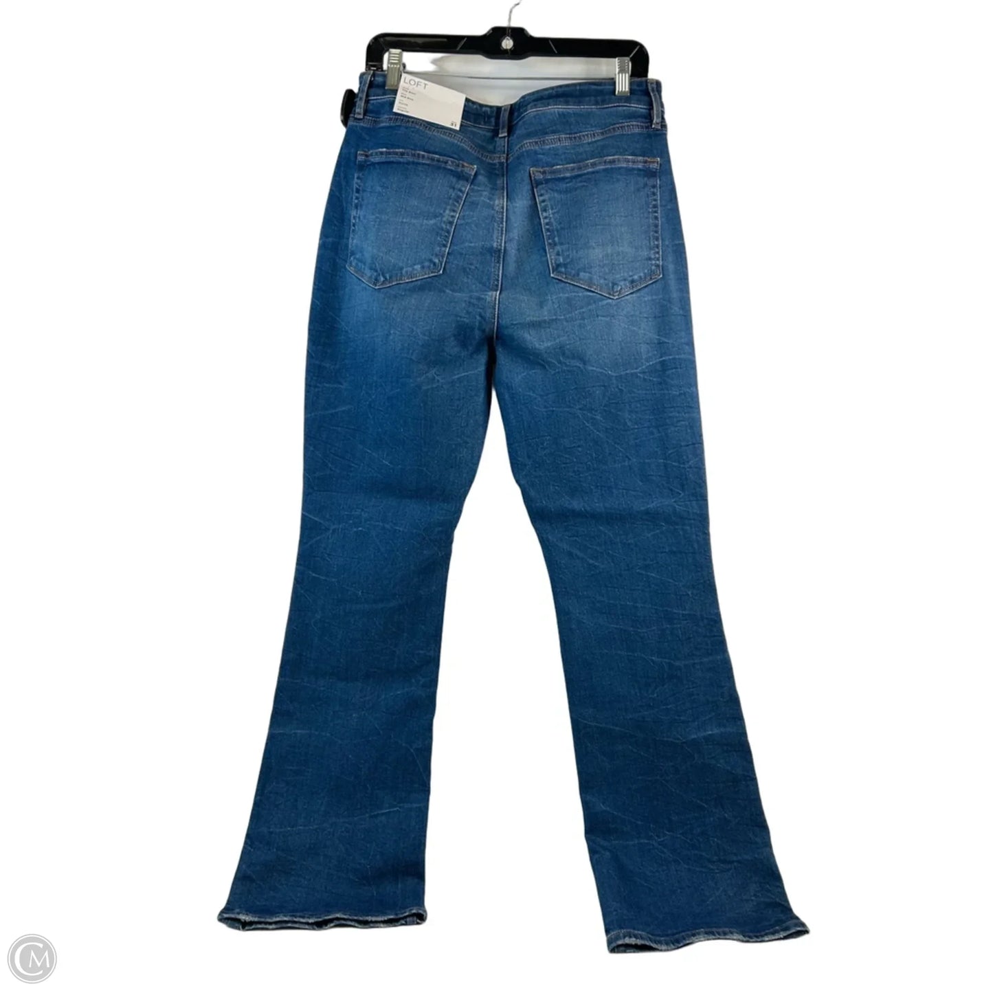 Jeans Boot Cut By Loft In Blue Denim, Size: 12