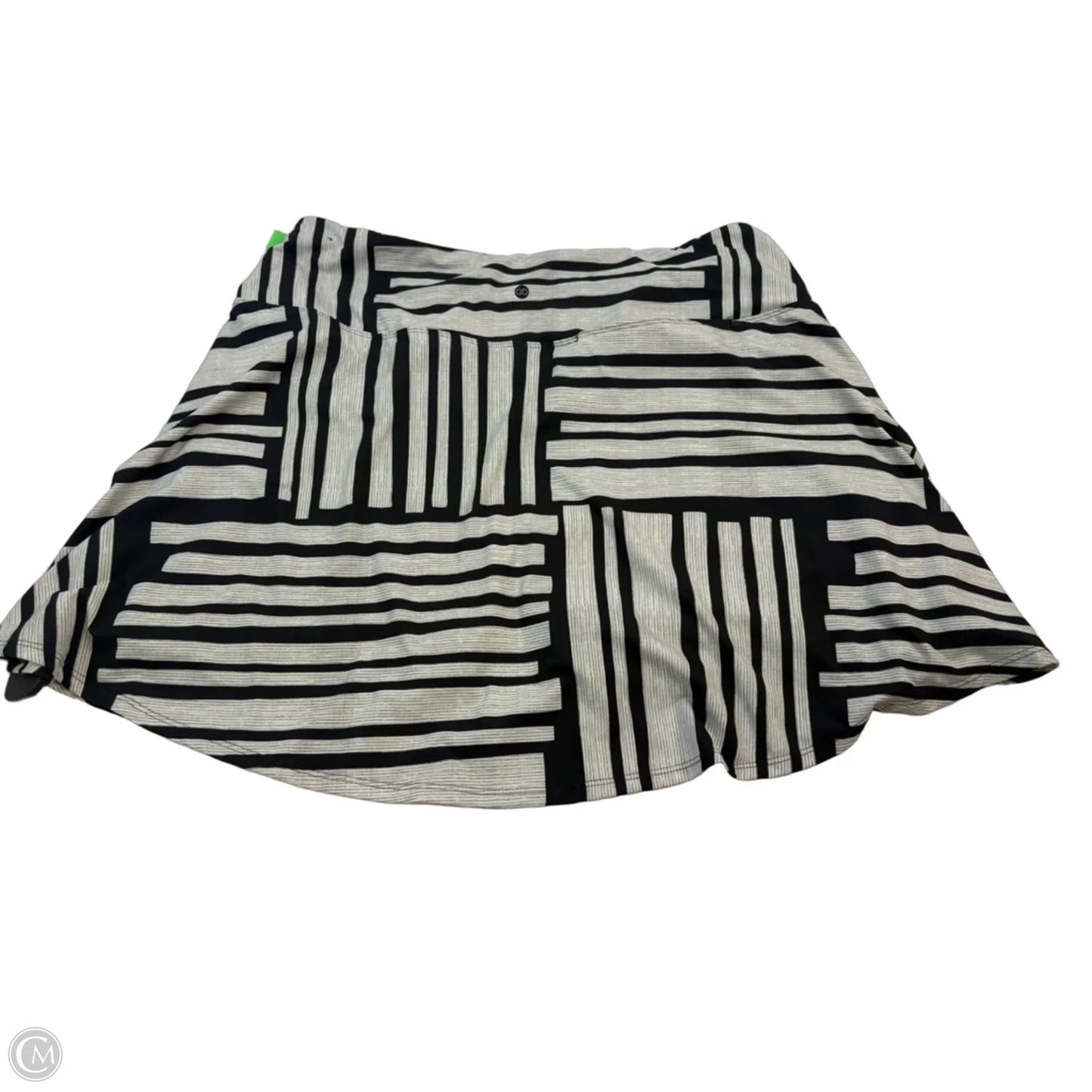 Athletic Skort By Calia In Black & Grey, Size: 14