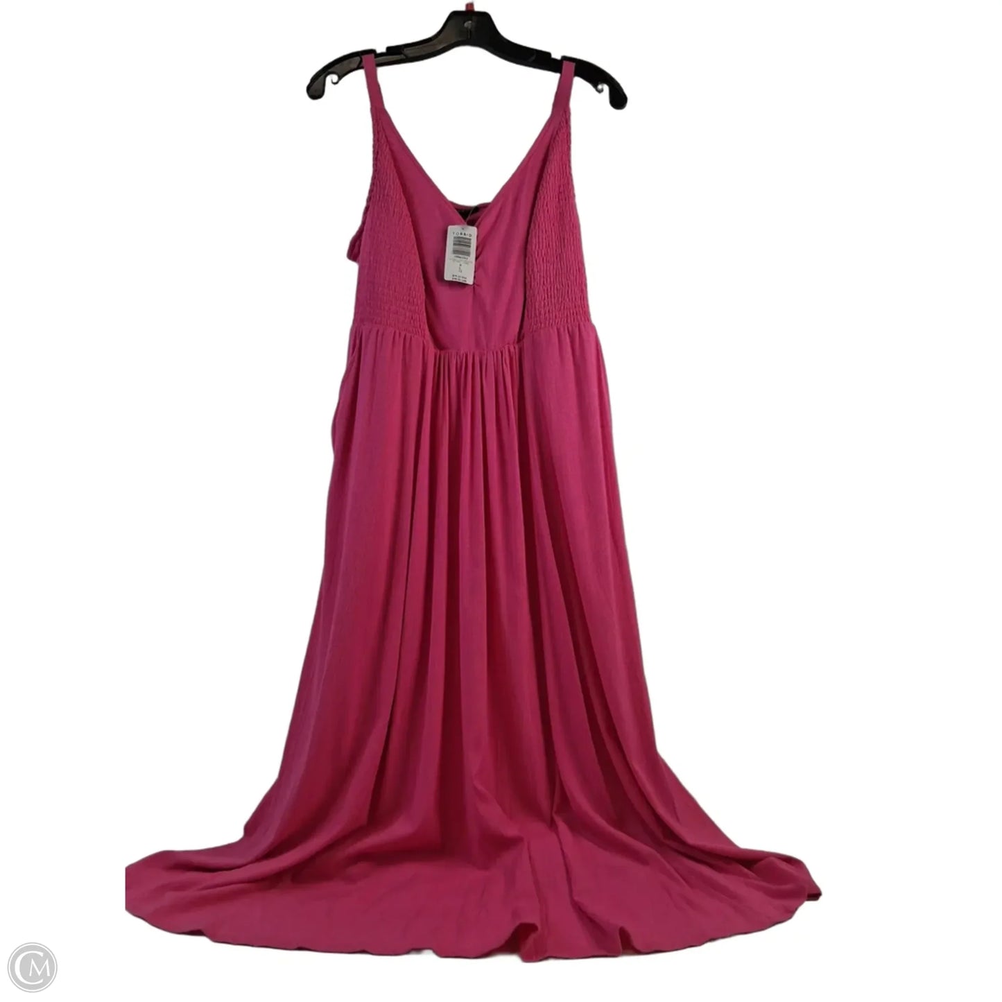 Dress Casual Midi By Torrid In Pink, Size: L